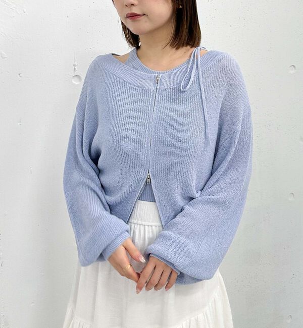 archives「オフショルアメスリニットアンサンブル」|カーディガン|