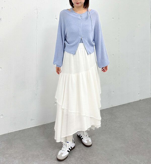 archives「オフショルアメスリニットアンサンブル」|カーディガン|