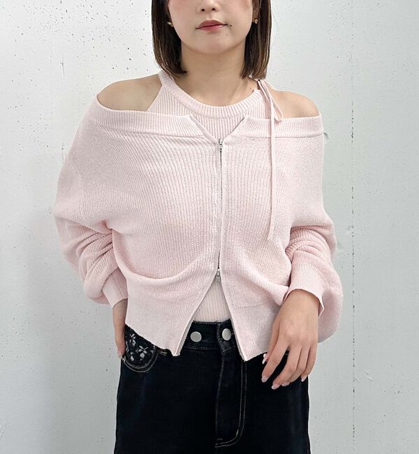 archives「オフショルアメスリニットアンサンブル」|カーディガン|