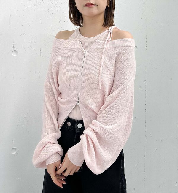 archives「オフショルアメスリニットアンサンブル」|カーディガン|