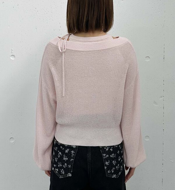 archives「オフショルアメスリニットアンサンブル」|カーディガン|