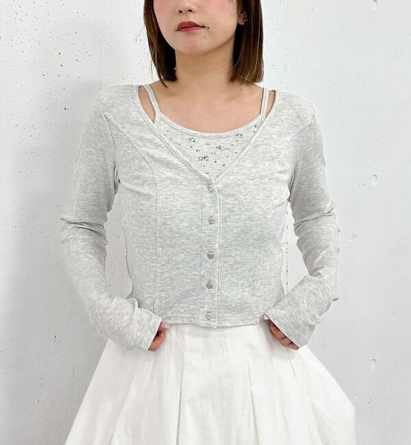 archives「花柄アメスリカットアンサンブル」|カーディガン|