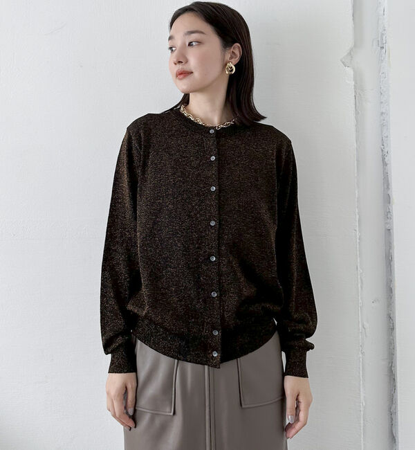 Doux archives「ラメニットカーデ」|カーディガン|