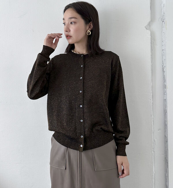 Doux archives「ラメニットカーデ」|カーディガン|