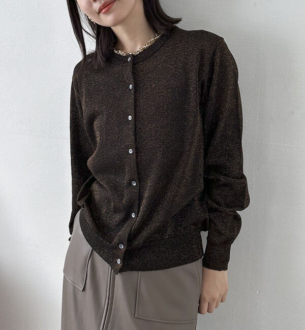 Doux archives「ラメニットカーデ」|カーディガン|
