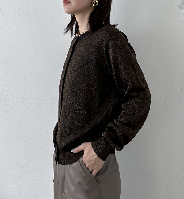 Doux archives「ラメニットカーデ」|カーディガン|