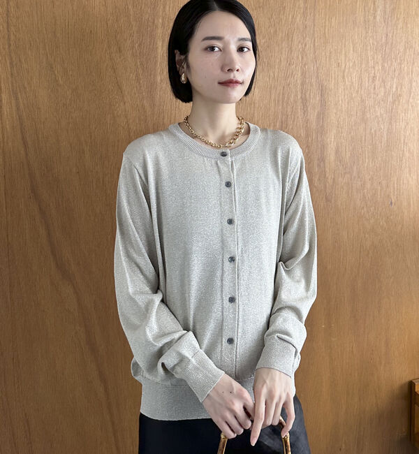 Doux archives「ラメニットカーデ」|カーディガン|