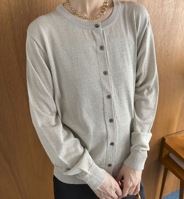 Doux archives「ラメニットカーデ」|カーディガン|