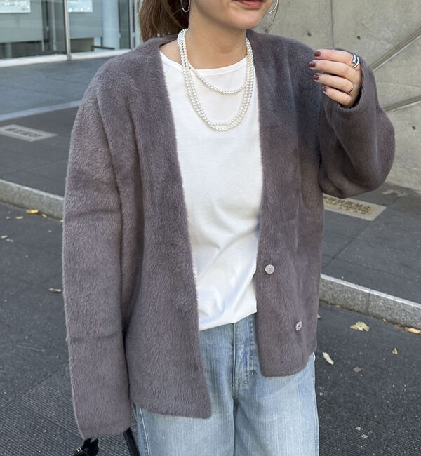 Doux archives「ダブルフェイスカーデ」|カーディガン|