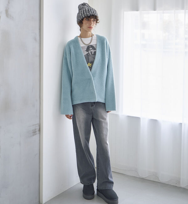 Doux archives「ダブルフェイスカーデ」|カーディガン|