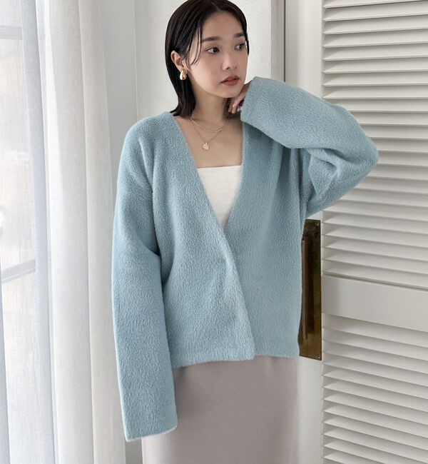 Doux archives「ダブルフェイスカーデ」|カーディガン|