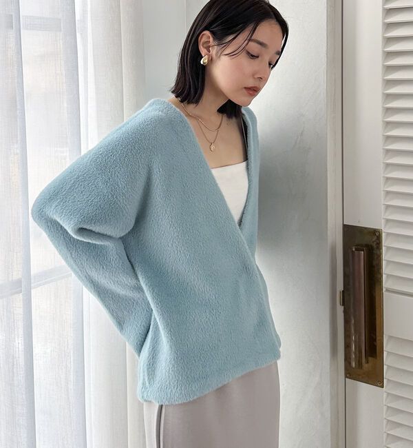 Doux archives「ダブルフェイスカーデ」|カーディガン|