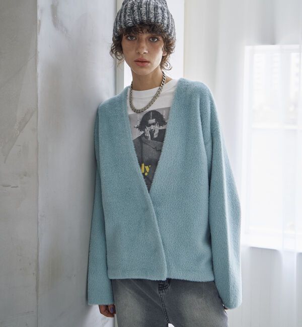 Doux archives「ダブルフェイスカーデ」|カーディガン|