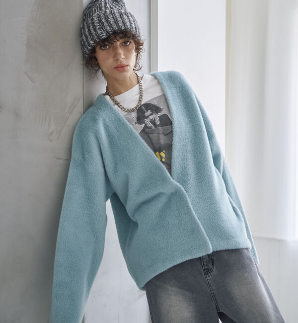 Doux archives「ダブルフェイスカーデ」|カーディガン|