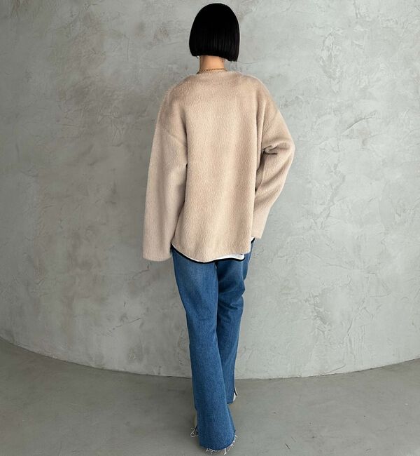 Doux archives「ダブルフェイスカーデ」|カーディガン|