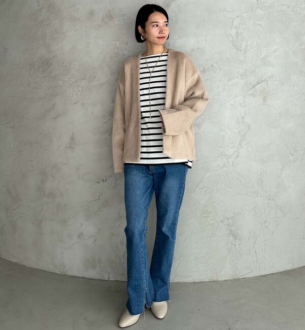 Doux archives「ダブルフェイスカーデ」|カーディガン|