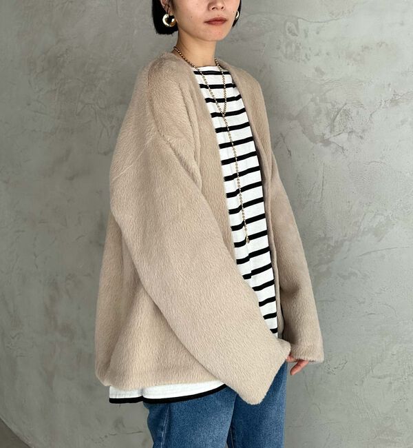 Doux archives「ダブルフェイスカーデ」|カーディガン|