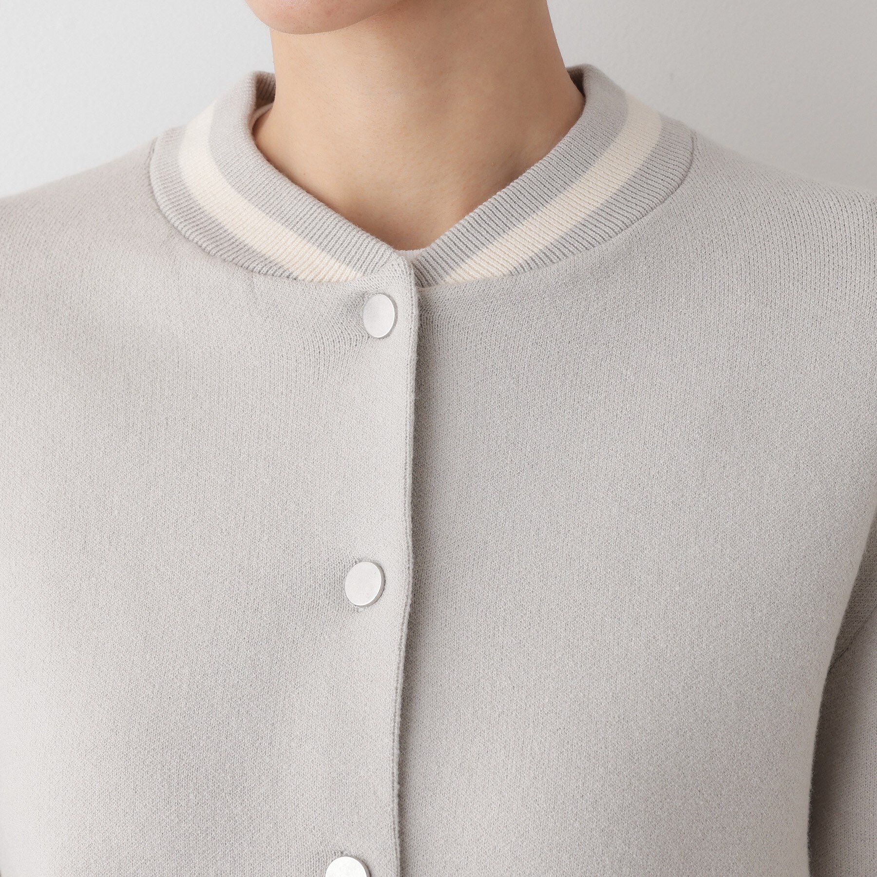 Dessin「【洗える】スタジャンカーディガン」|カーディガン|