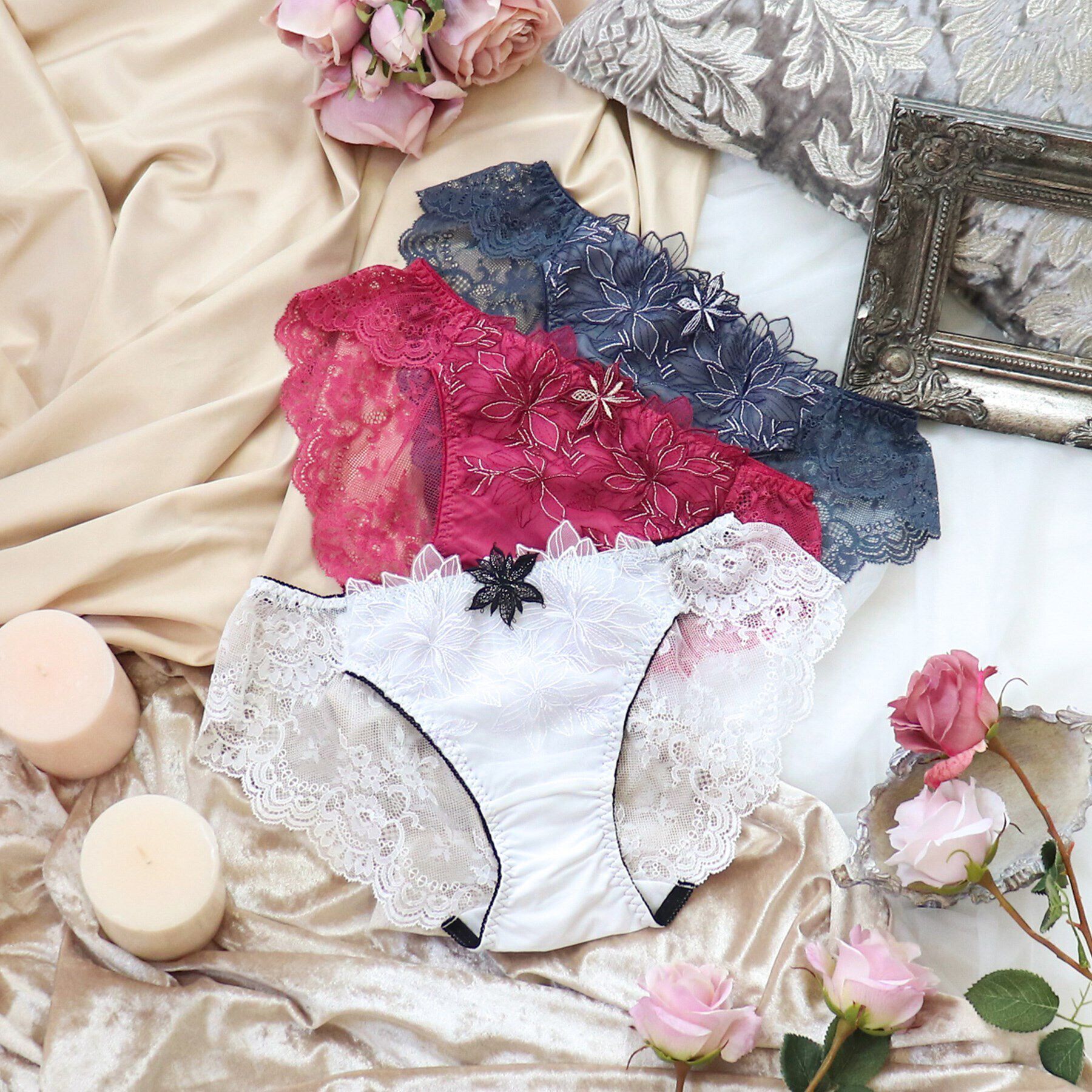 Risa Magli「リヴィア レースショーツ」|インナー|