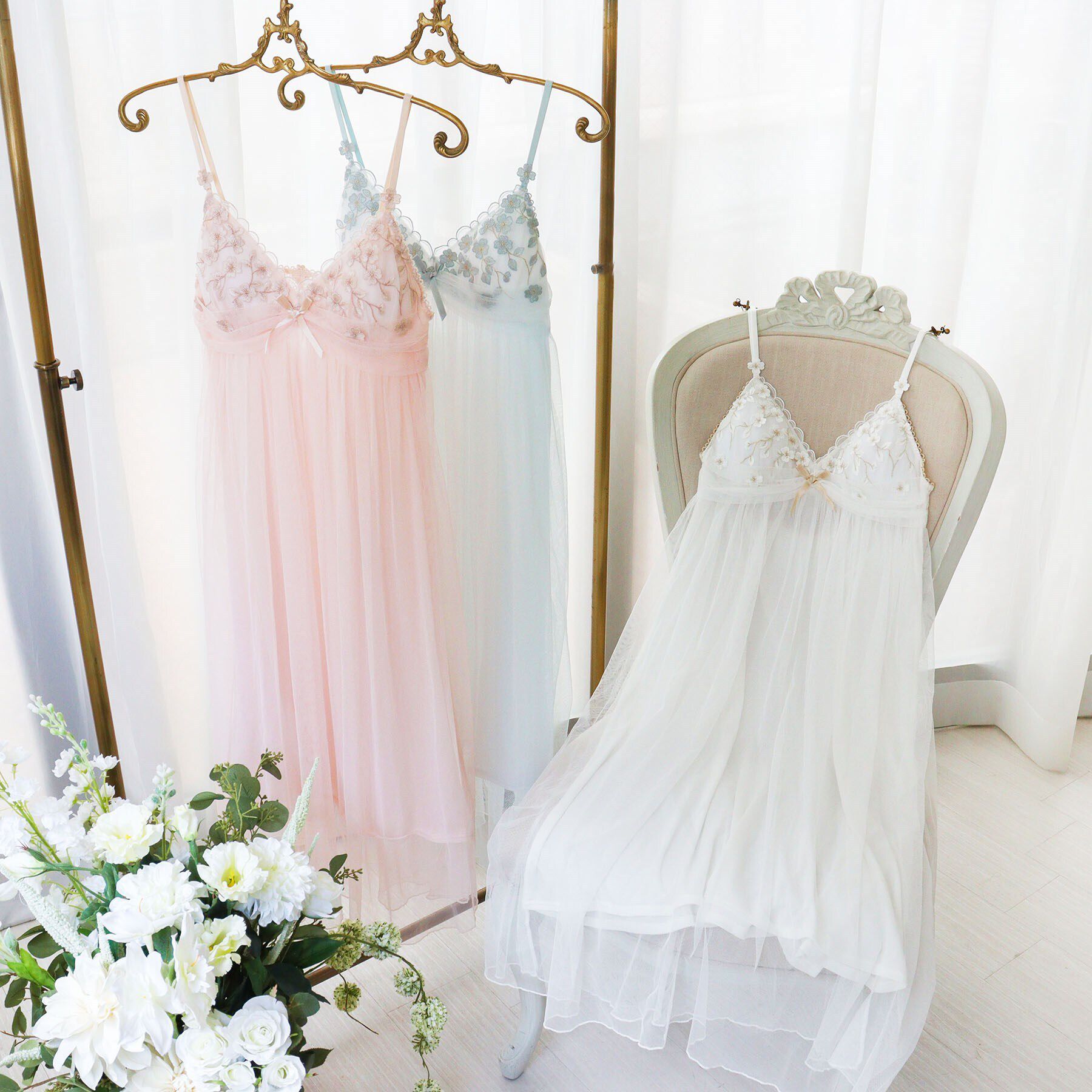 Risa Magli「マリーナ カップ付マキシワンピース」|インナー|