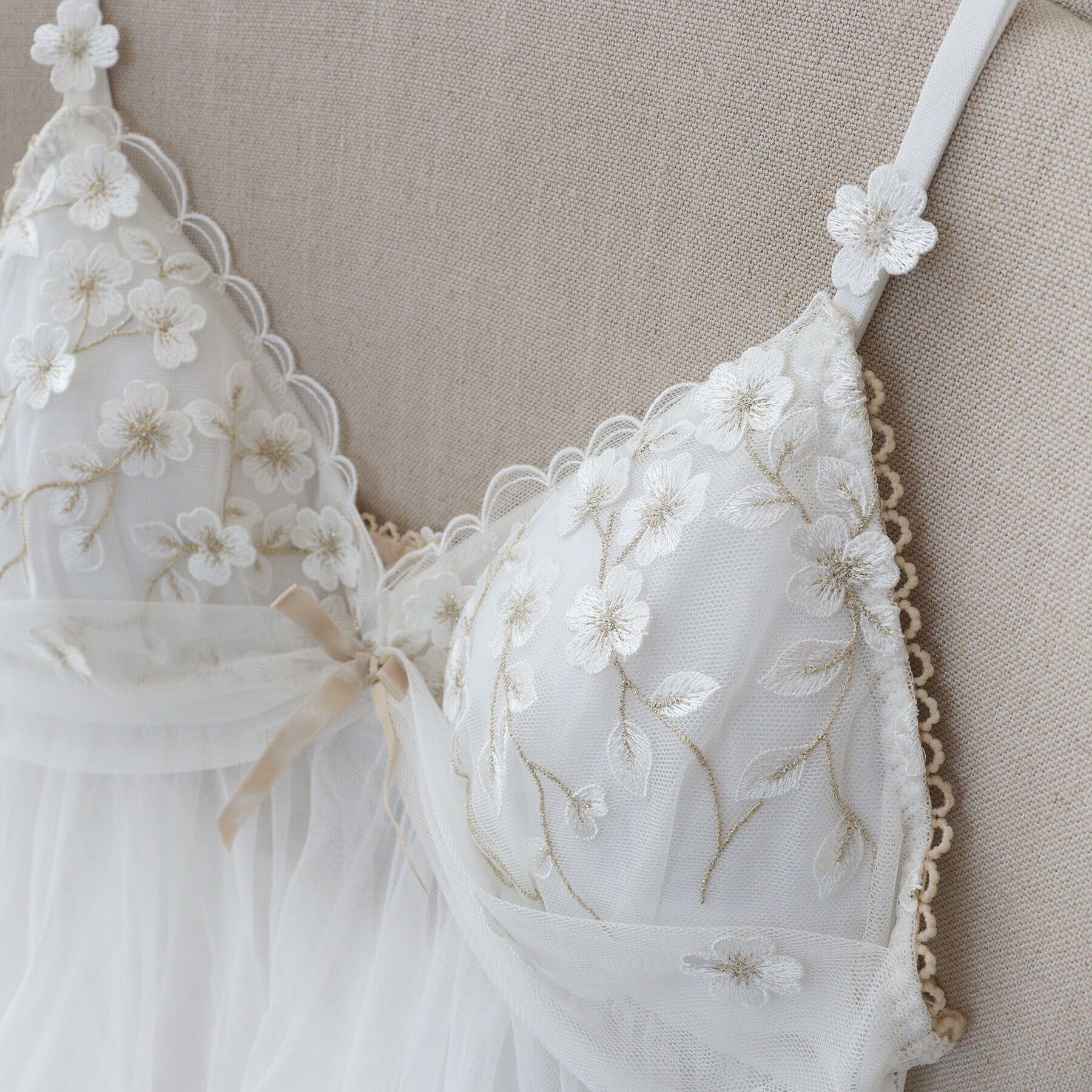 Risa Magli「マリーナ カップ付マキシワンピース」|インナー|