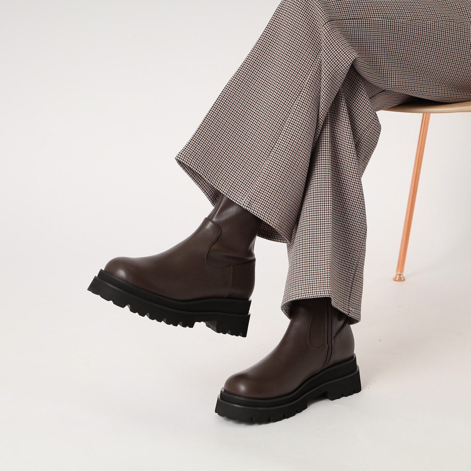 ESPERANZA「晴雨兼用トラックソールショートブーツ」|ショートブーツ|