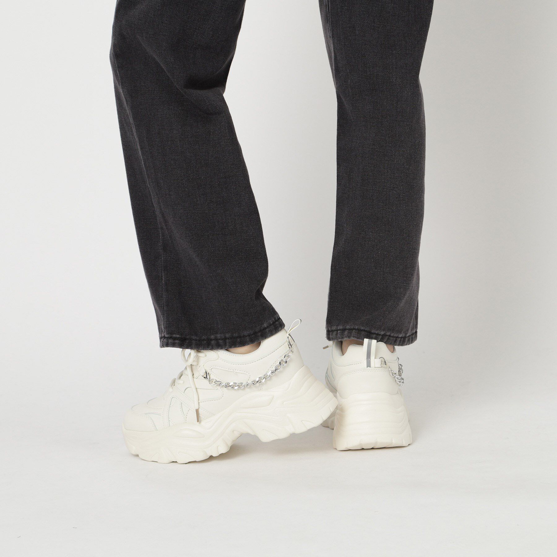 csT&P「【2WAYチェーン付き】軽量ボリュームソール厚底スニーカー」|スニーカー|