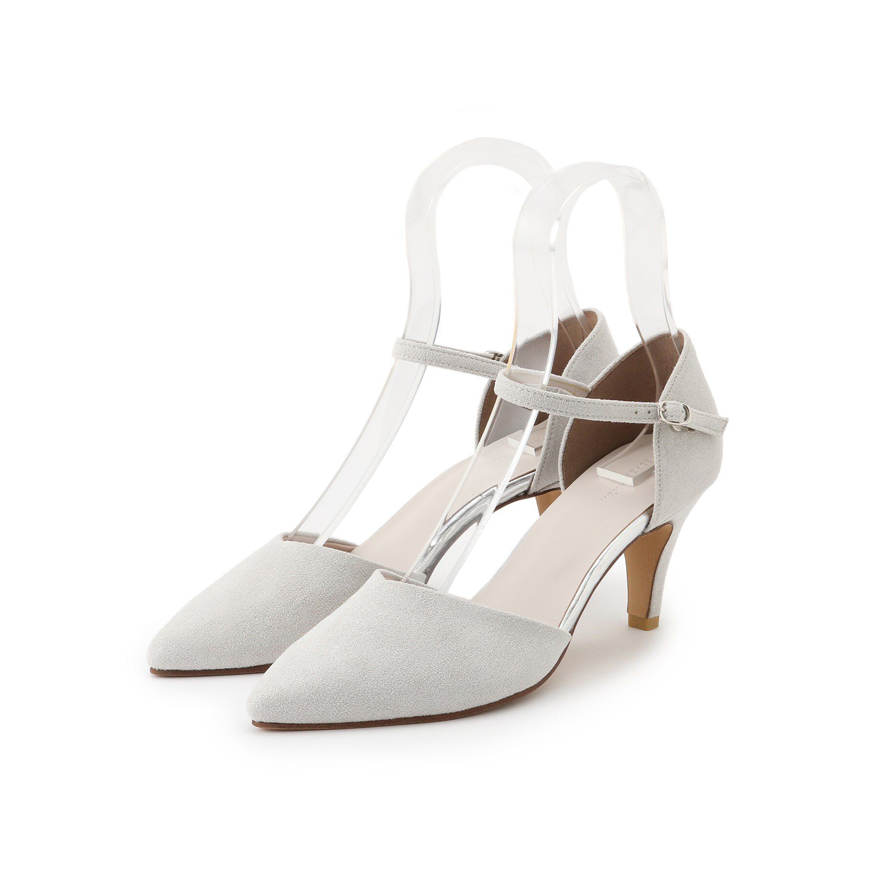 ESPERANZA「アンクルストラップパンプス」|パンプス|ｸﾞﾚｰ(112)