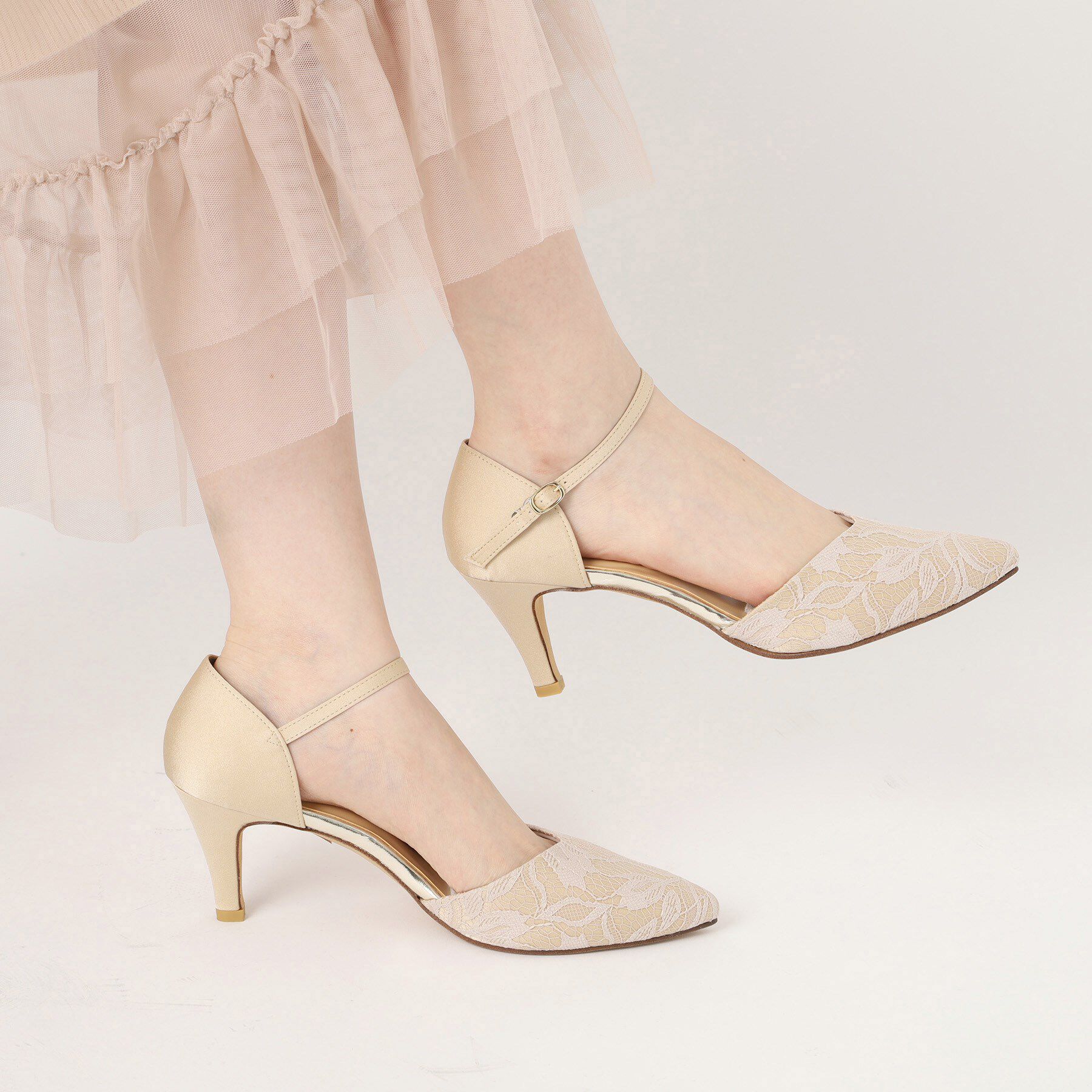 ESPERANZA「アンクルストラップパンプス」|パンプス|