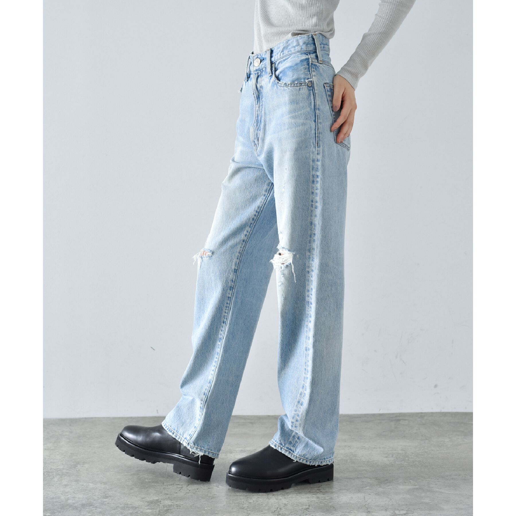 CODE A「NEEDBY heritage | THE VINTAGE No7 straight denim」|デニム|