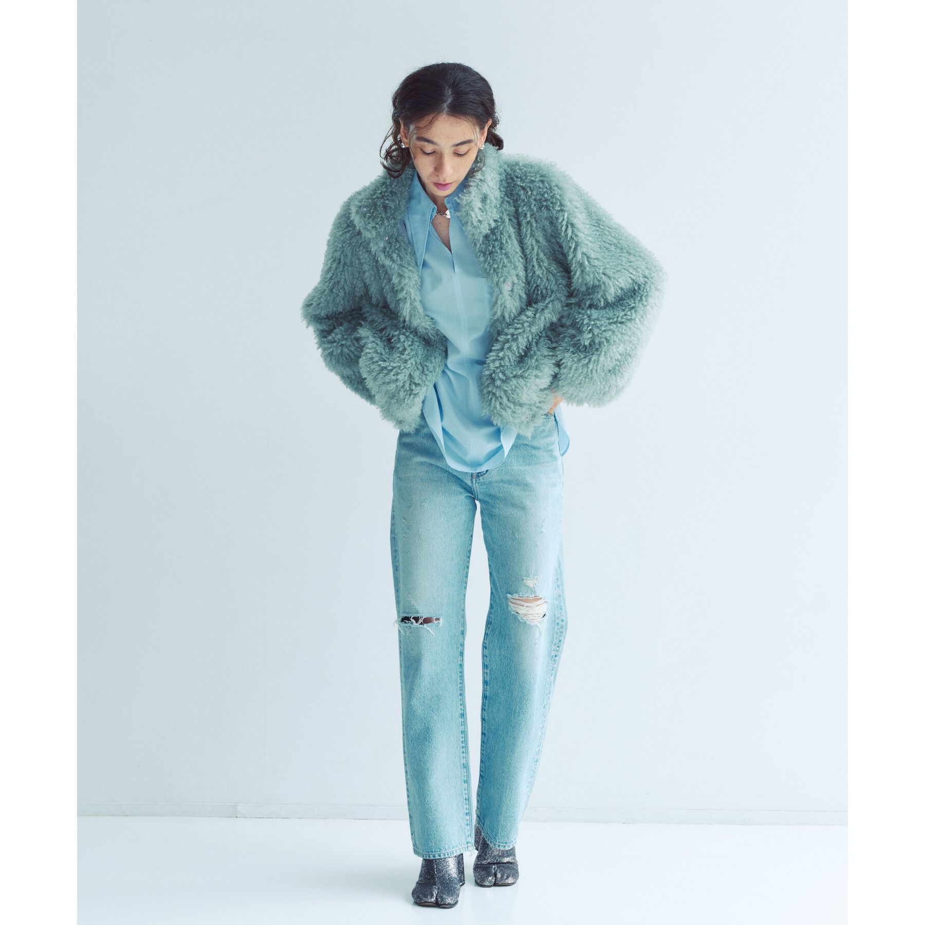 CODE A「NEEDBY heritage | THE VINTAGE No7 straight denim」|デニム|