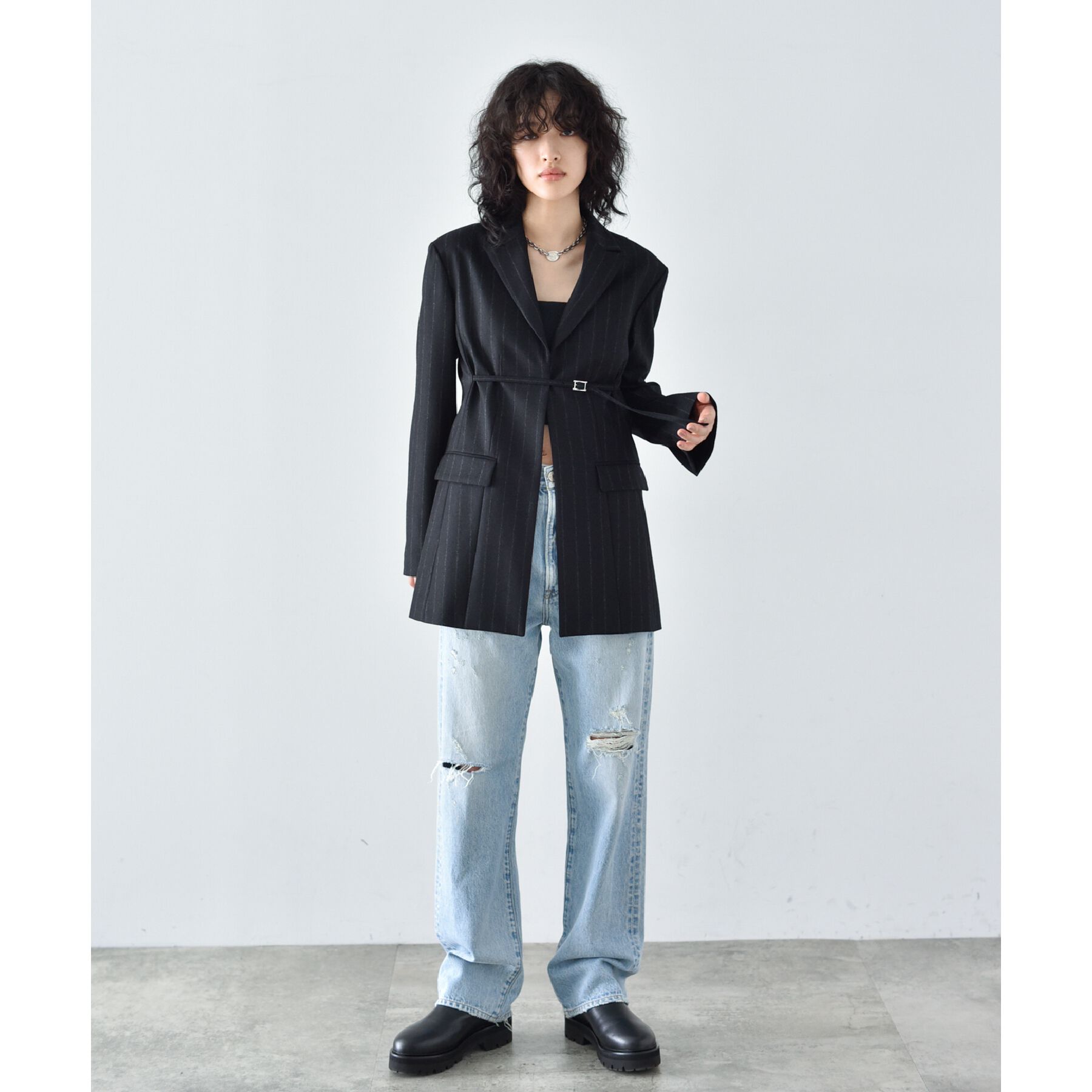 CODE A「NEEDBY heritage | THE VINTAGE No7 straight denim」|デニム|