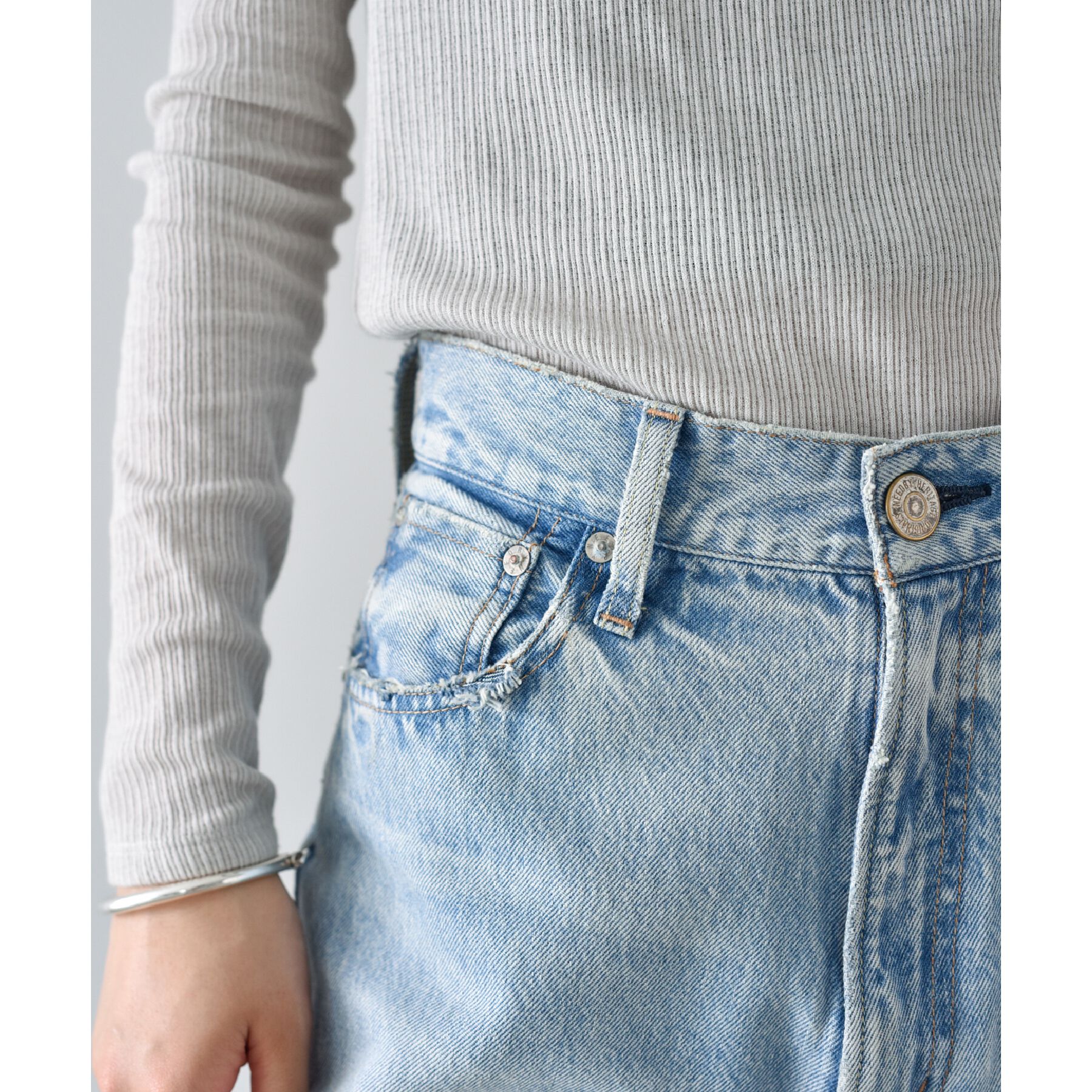 CODE A「NEEDBY heritage | THE VINTAGE No7 straight denim」|デニム|