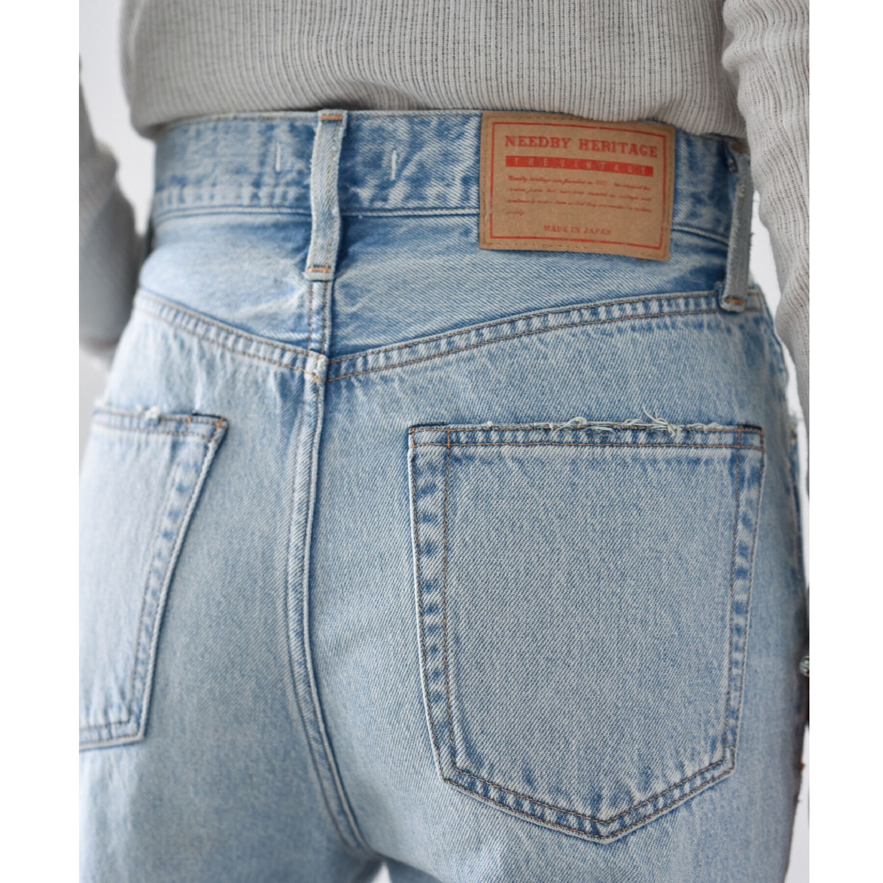 CODE A「NEEDBY heritage | THE VINTAGE No7 straight denim」|デニム|