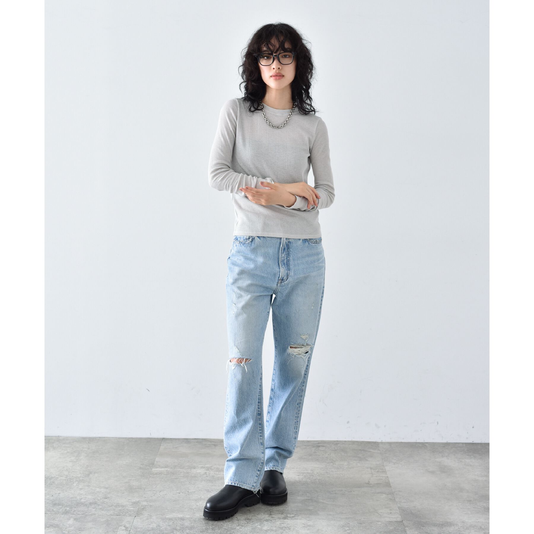 CODE A「NEEDBY heritage | THE VINTAGE No7 straight denim」|デニム|