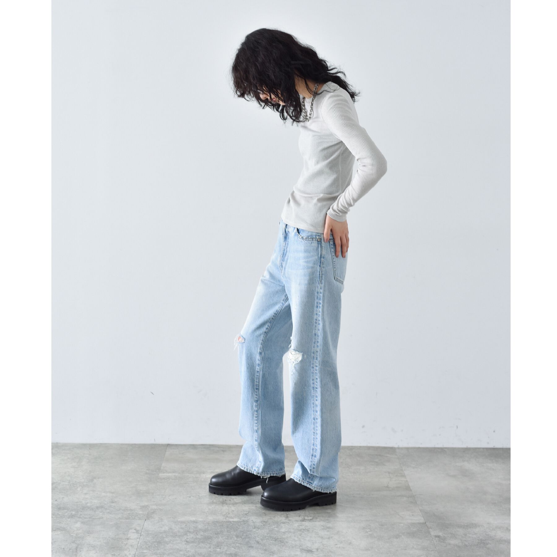 CODE A「NEEDBY heritage | THE VINTAGE No7 straight denim」|デニム|