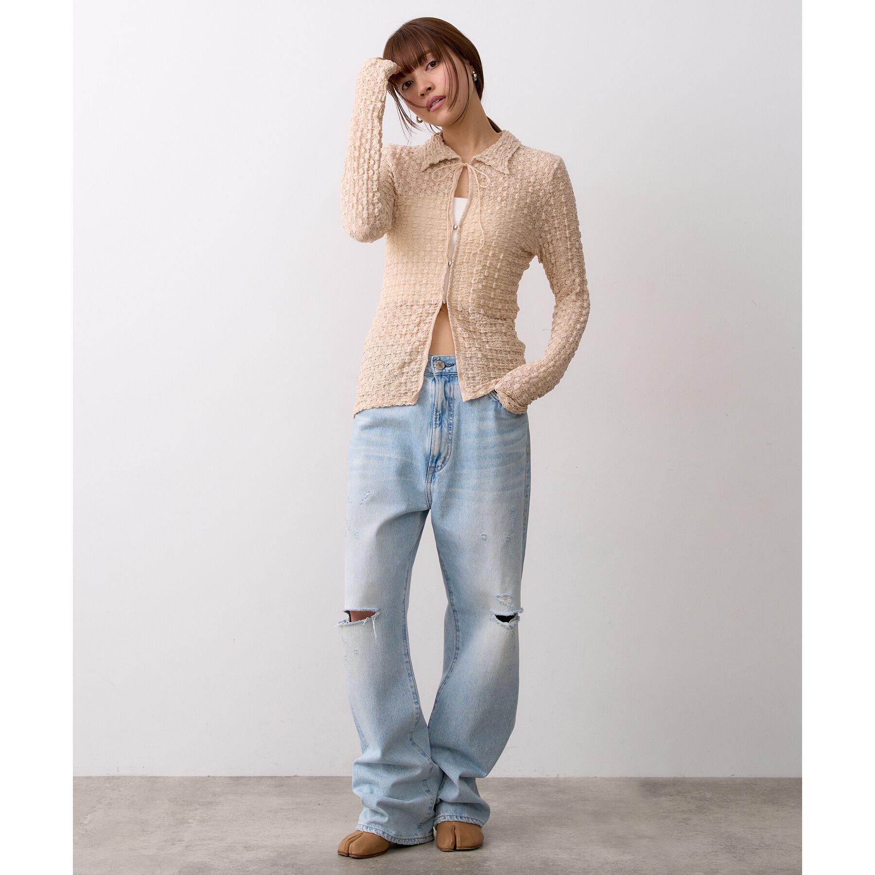 CODE A「NEEDBY heritage | THE VINTAGE No7 straight denim」|デニム|