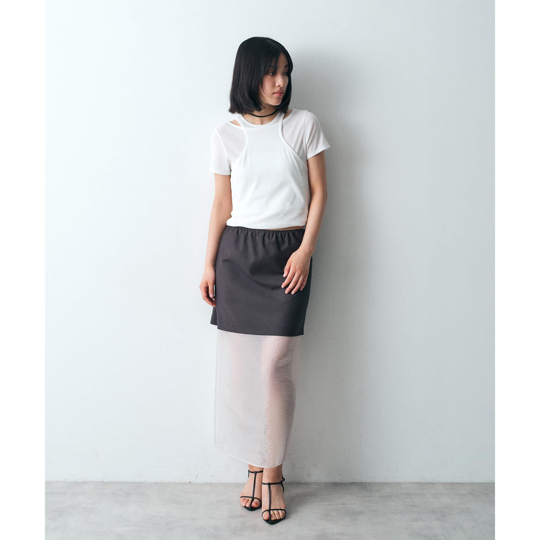 CODE A「layered mini tee」|Tシャツ・カットソー|