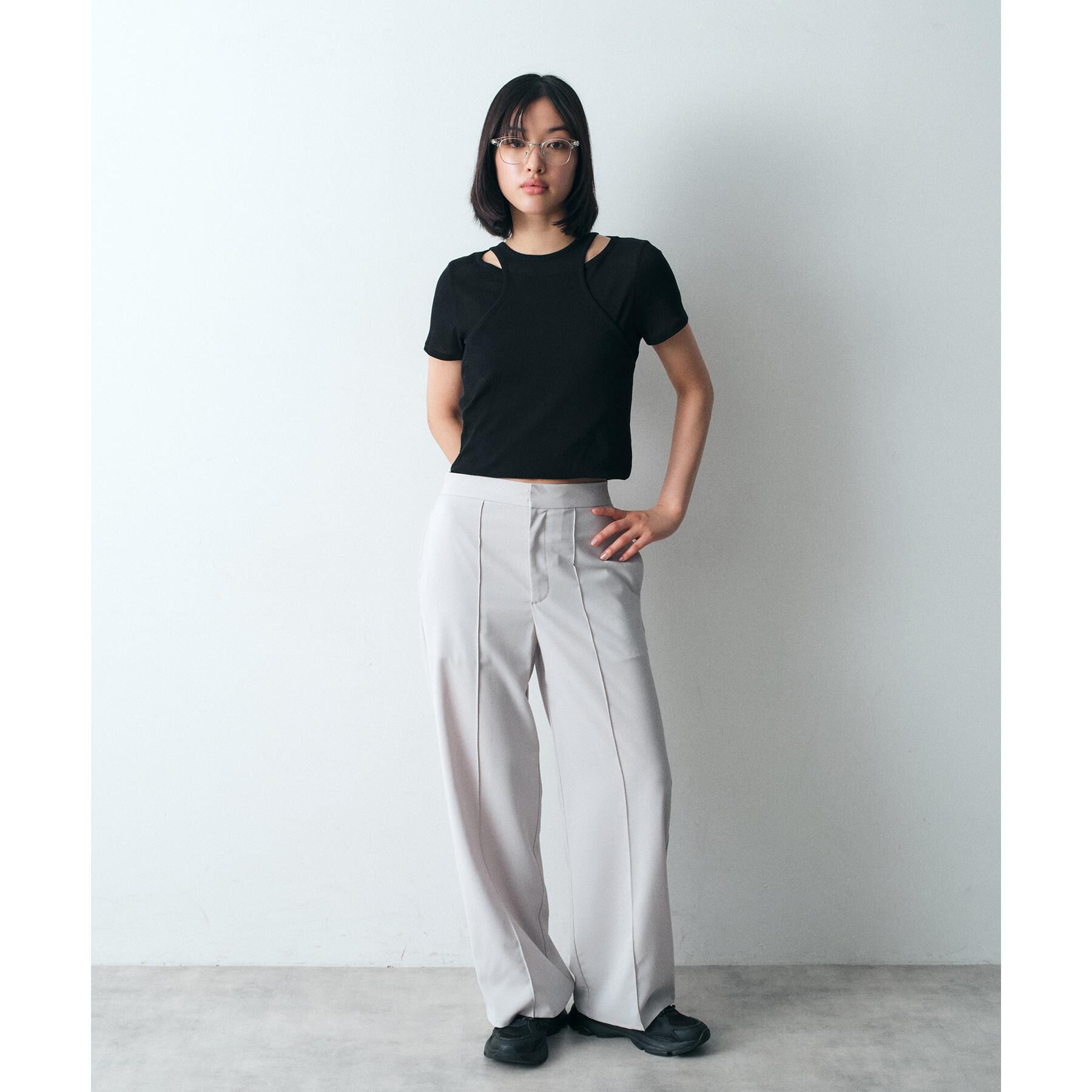 CODE A「layered mini tee」|Tシャツ・カットソー|