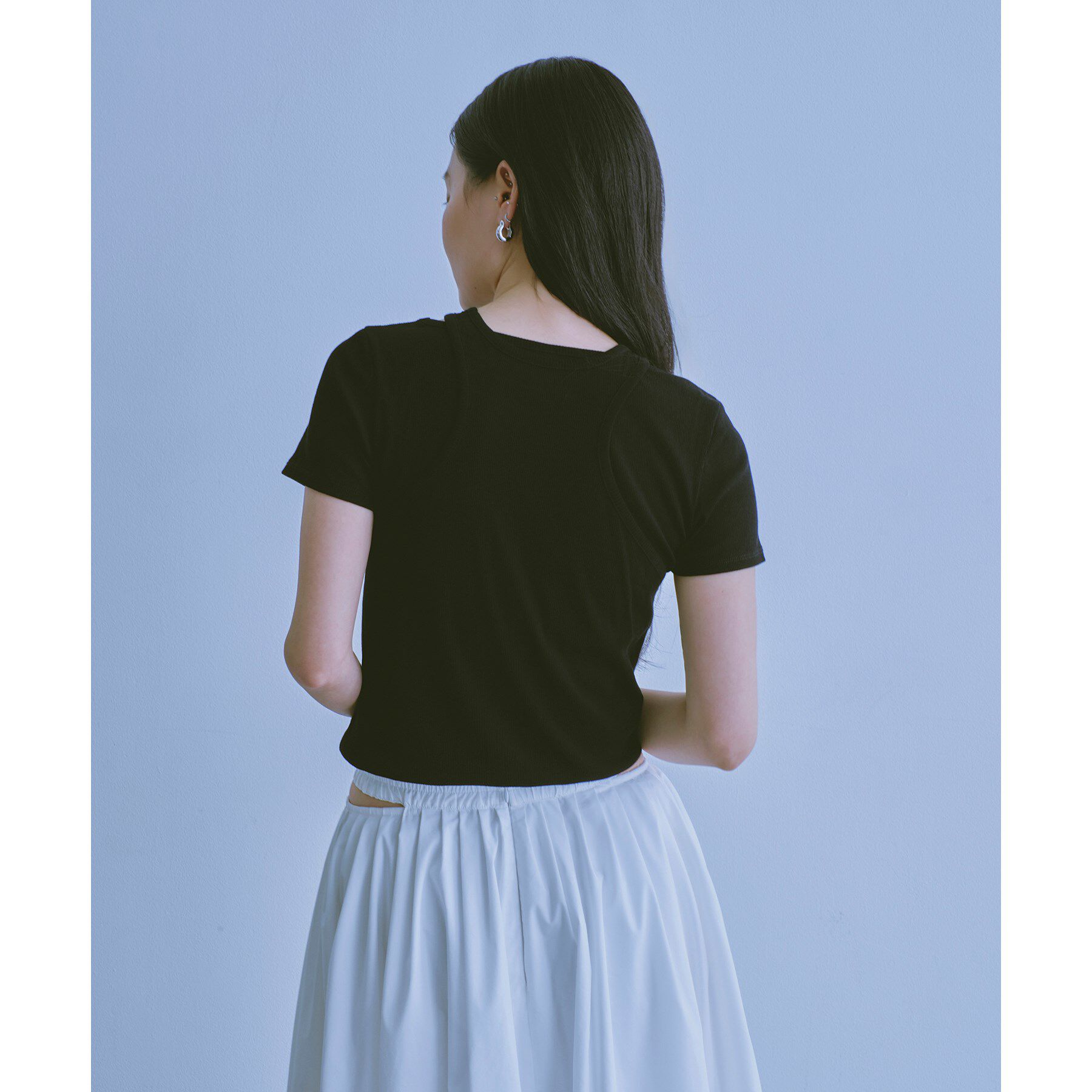 CODE A「layered mini tee」|Tシャツ・カットソー|