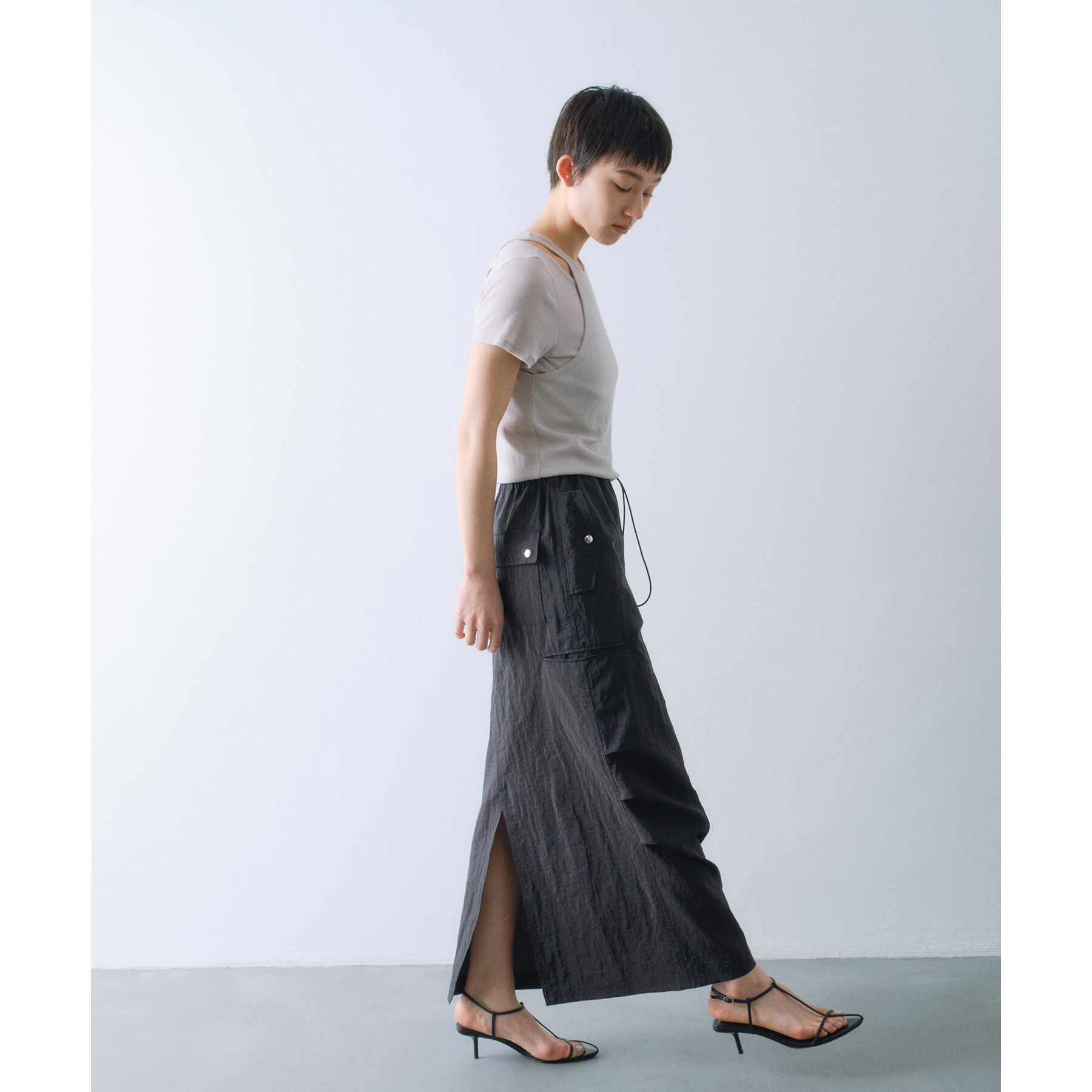 CODE A「layered mini tee」|Tシャツ・カットソー|