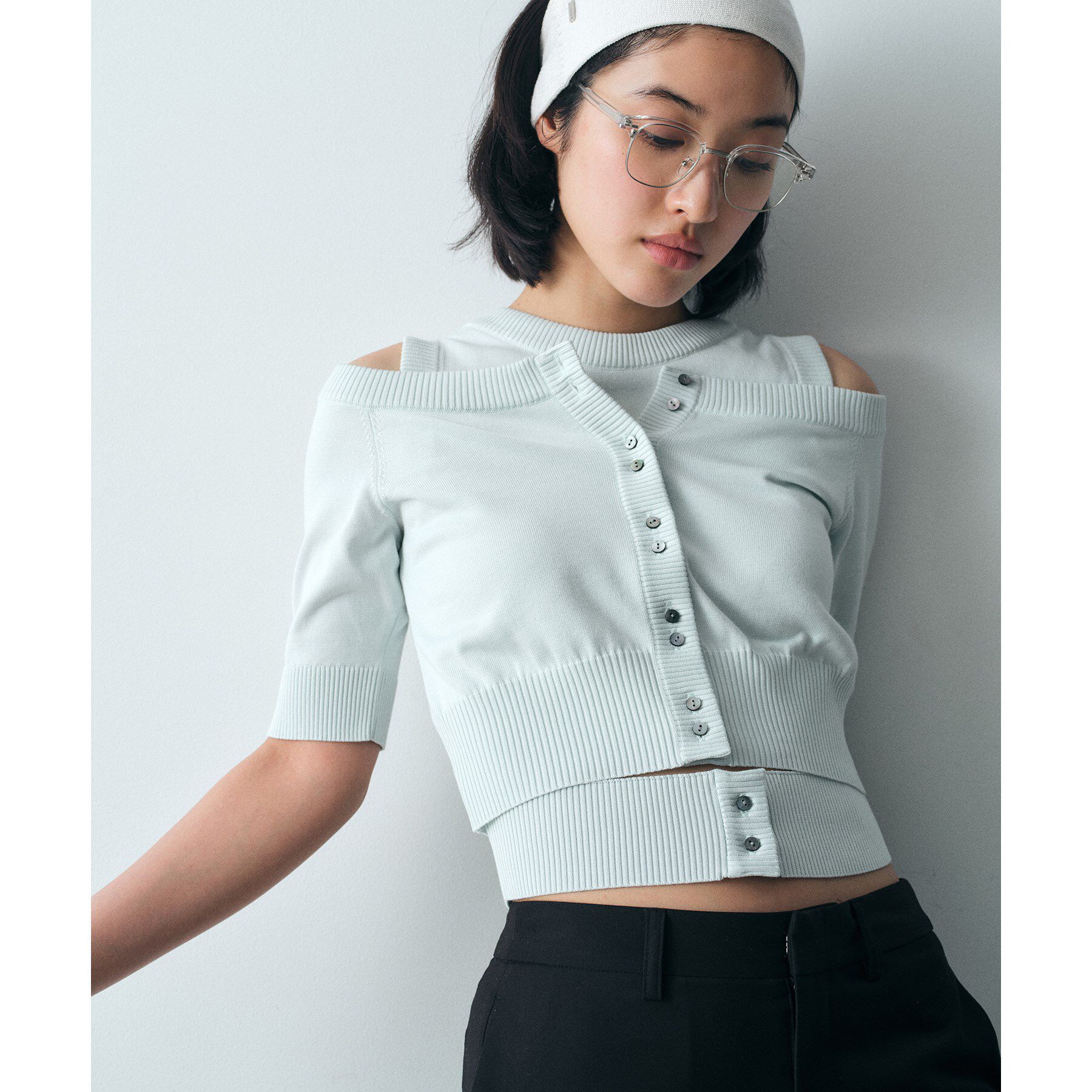 CODE A「design knit tank」|ニット・セーター|