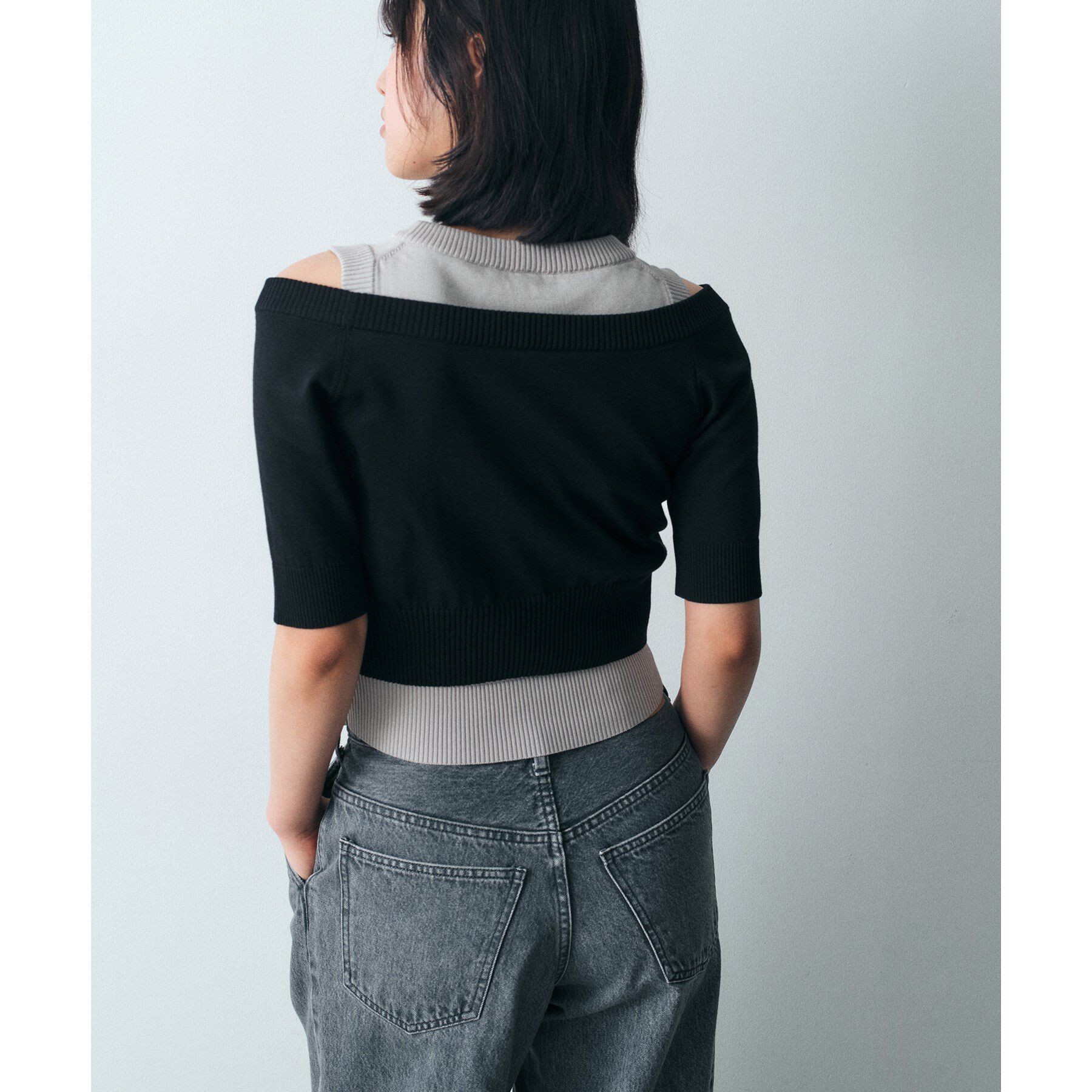 CODE A「design knit tank」|ニット・セーター|