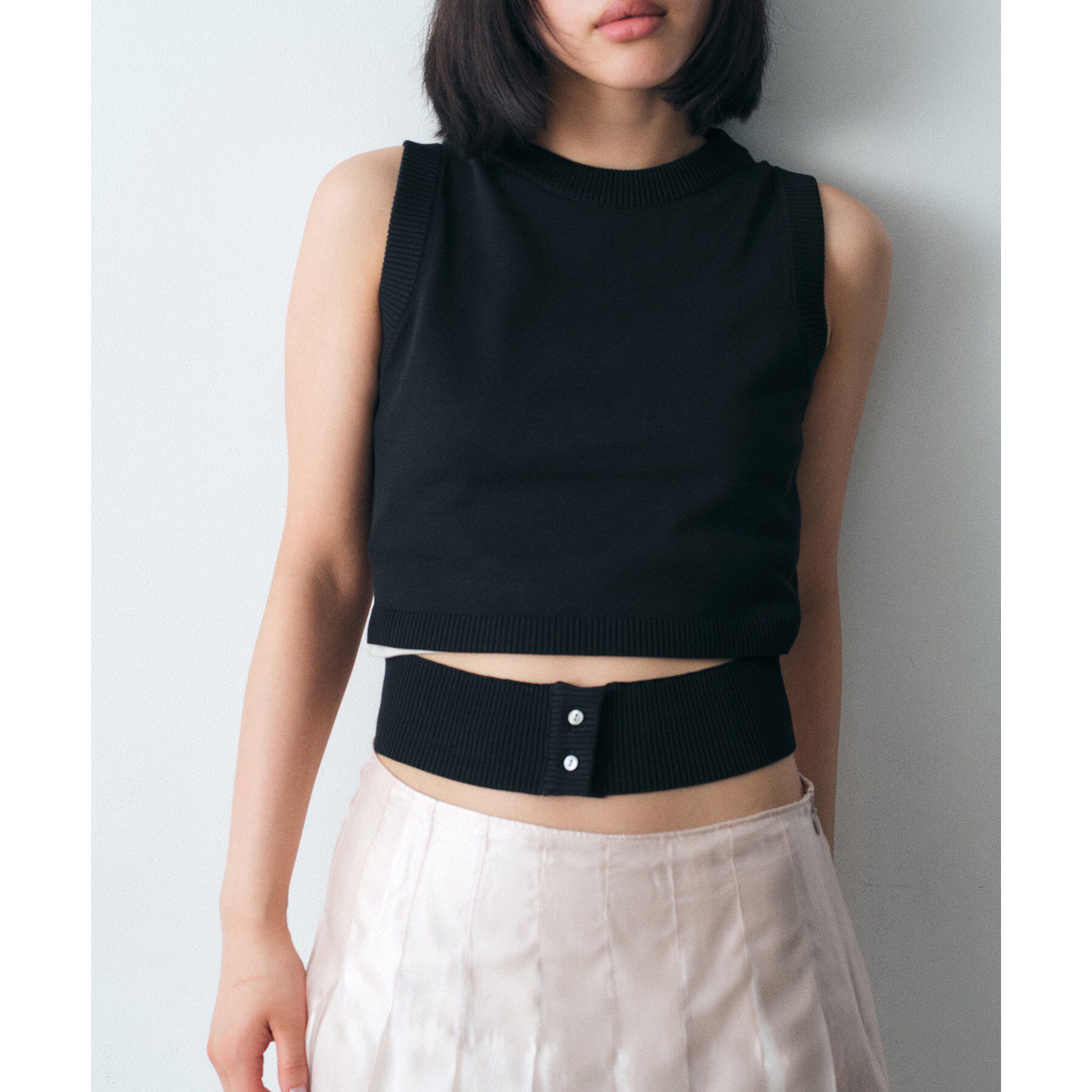 CODE A「design knit tank」|ニット・セーター|