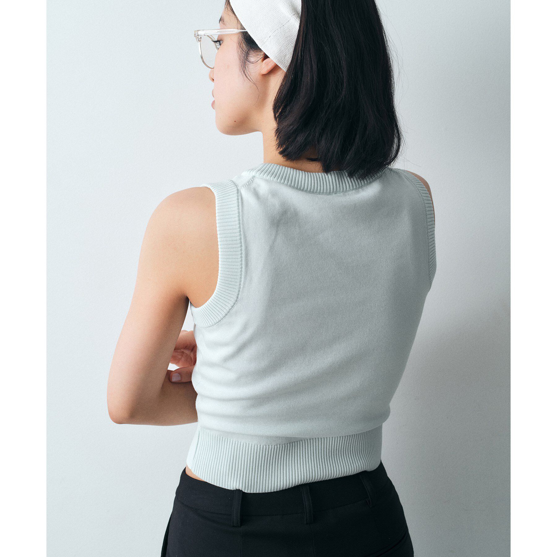 CODE A「design knit tank」|ニット・セーター|