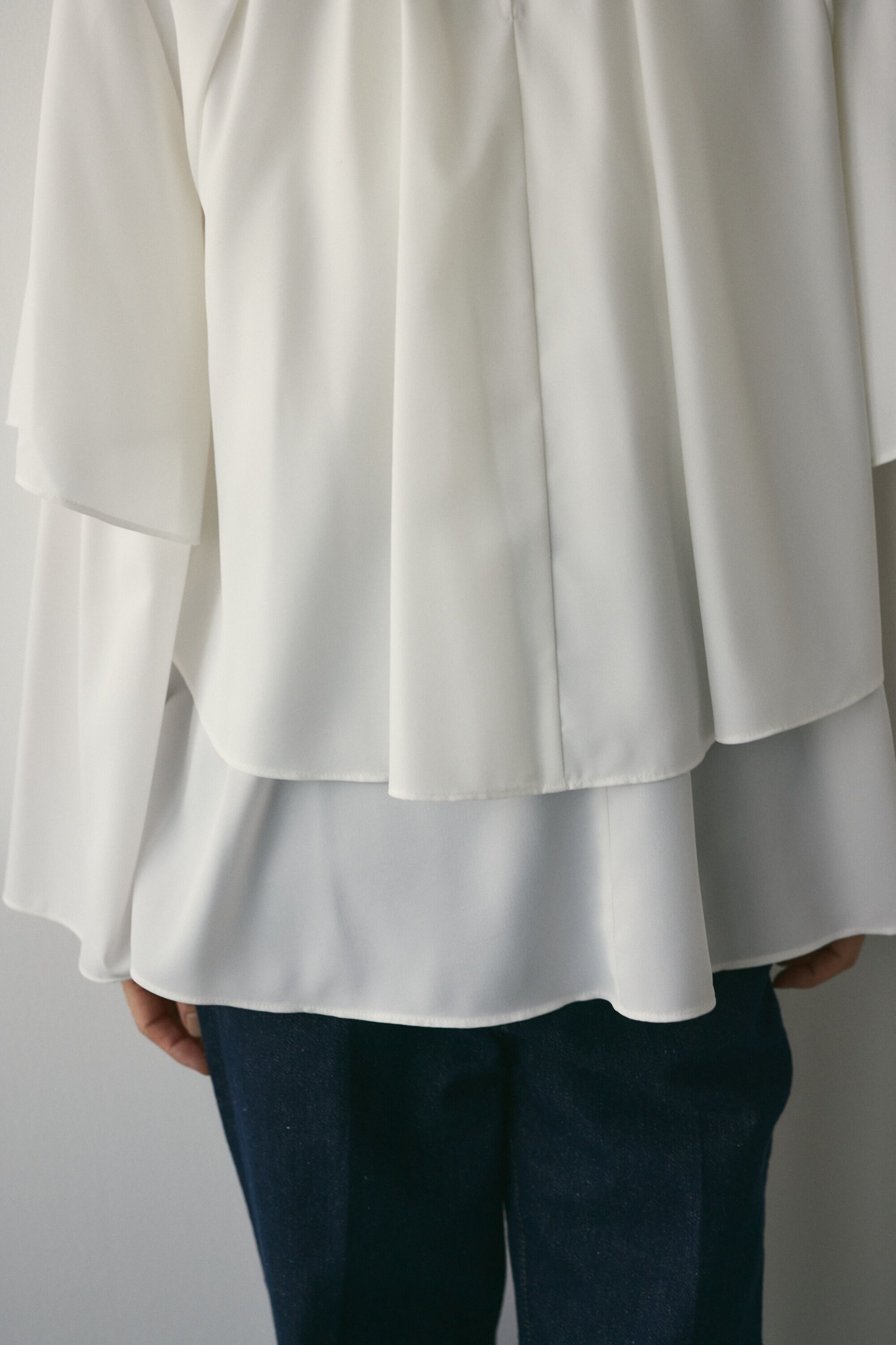 STYLEMIXER「フリルレイヤーブラウス」|チュニック|