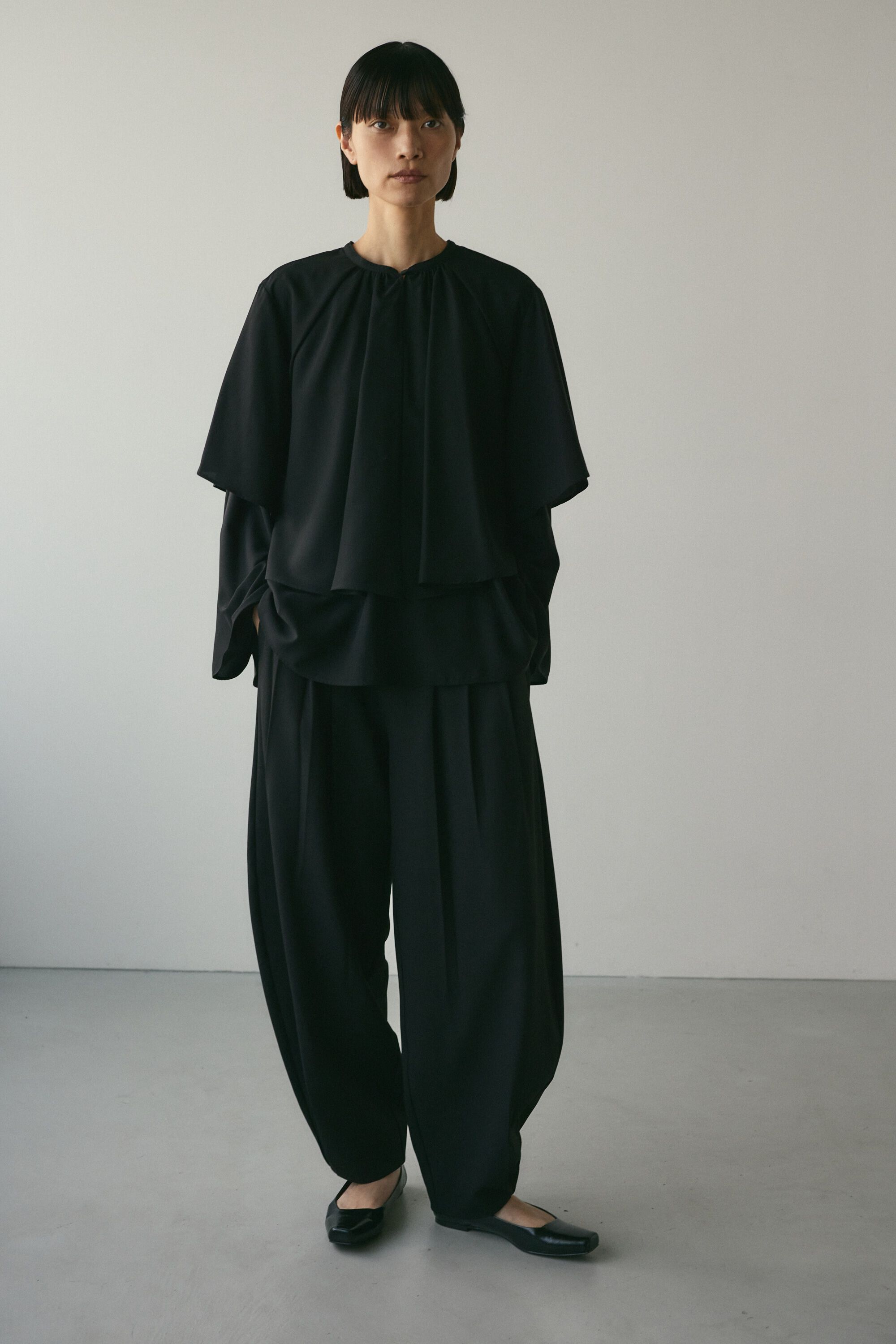 STYLEMIXER「フリルレイヤーブラウス」|チュニック|