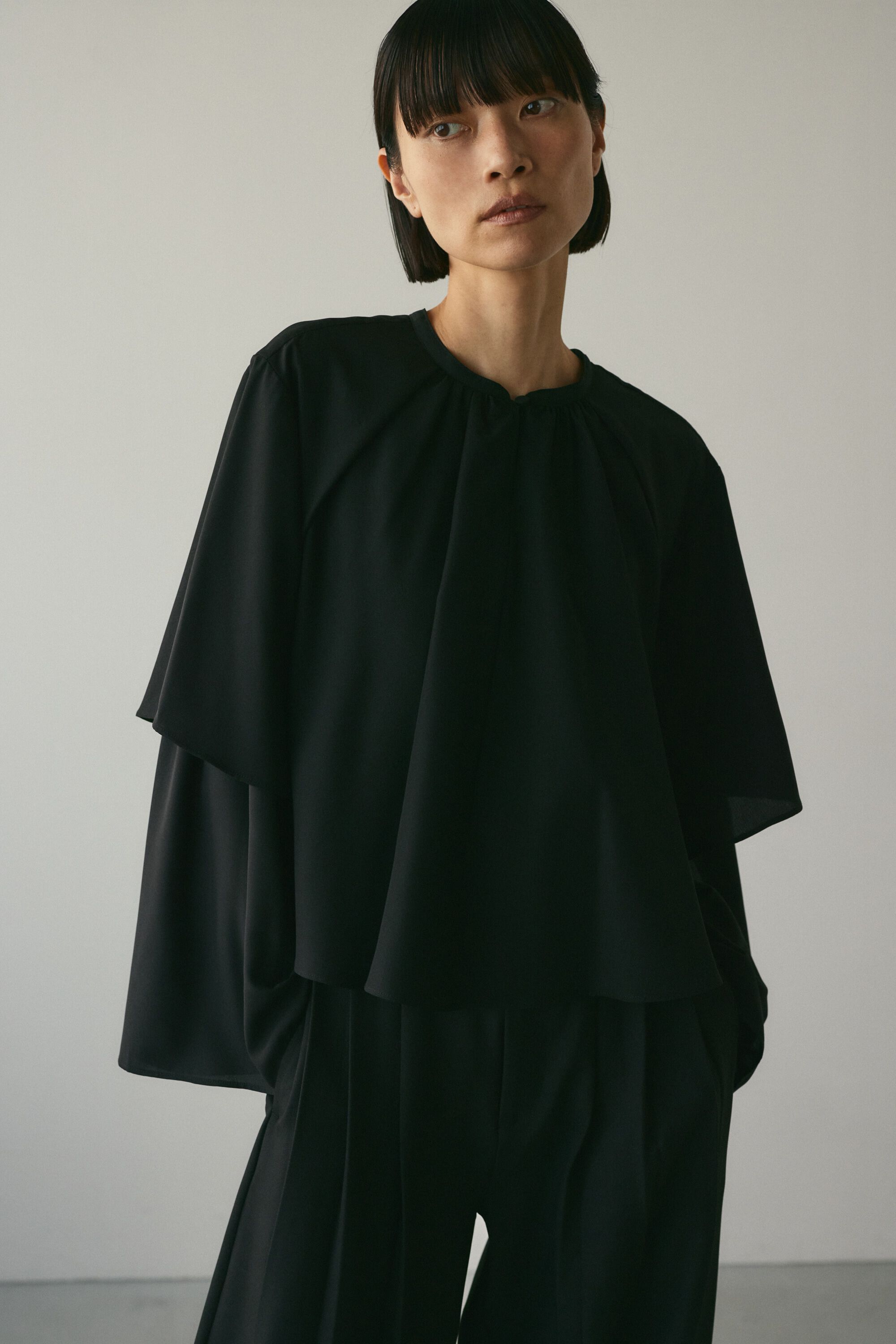 STYLEMIXER「フリルレイヤーブラウス」|チュニック|