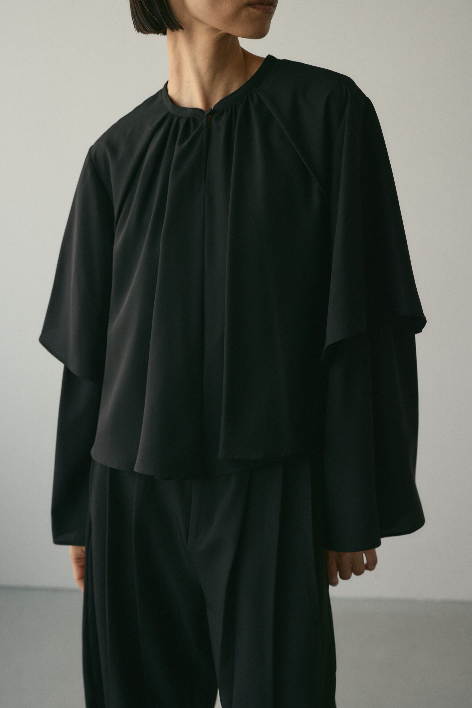 STYLEMIXER「フリルレイヤーブラウス」|チュニック|