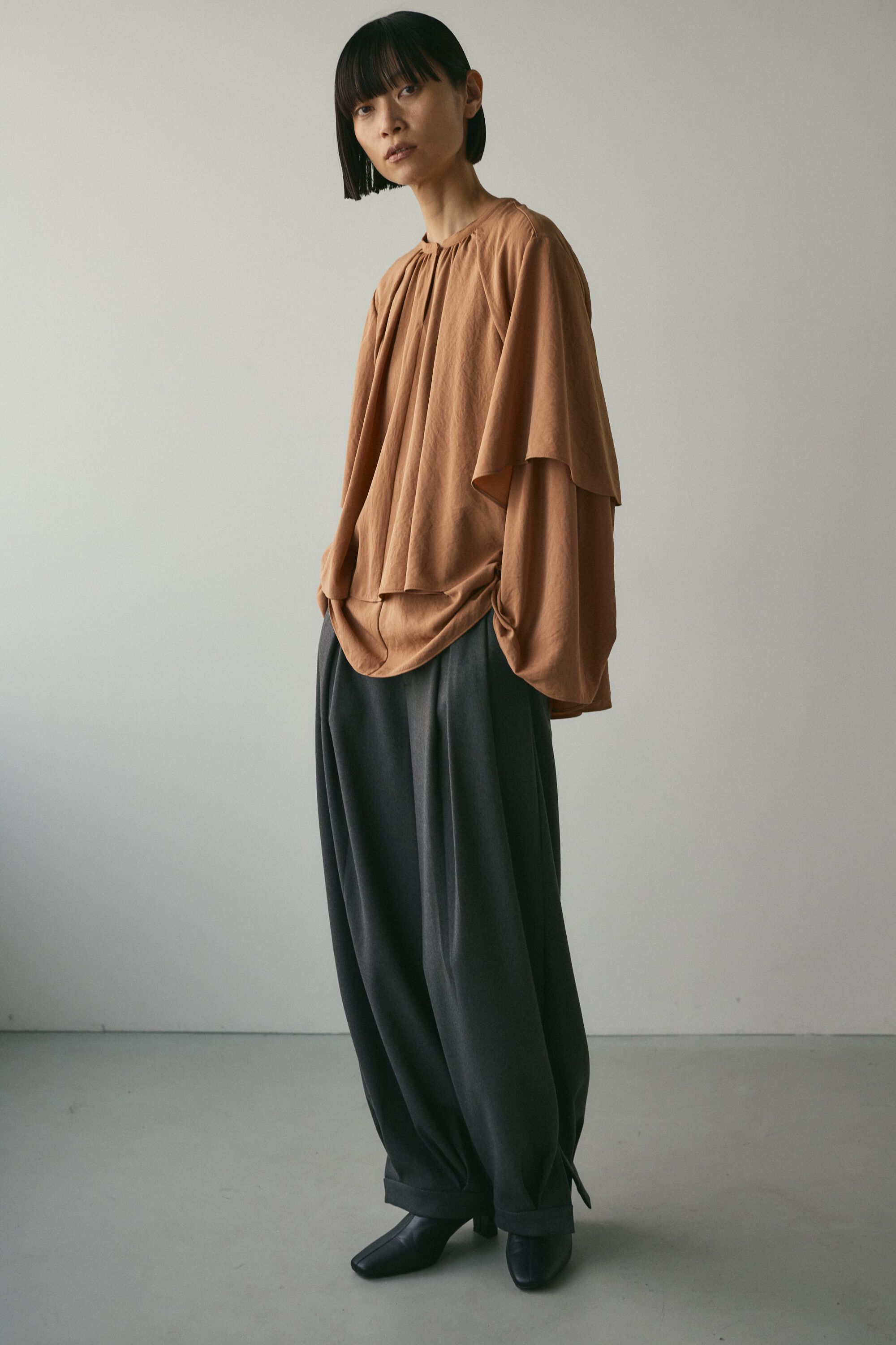 STYLEMIXER「フリルレイヤーブラウス」|チュニック|